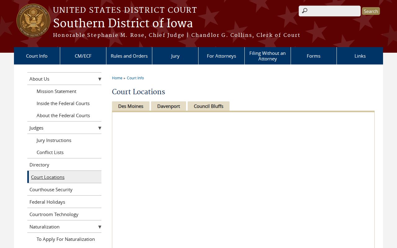 Federal court information relevant to Davis County arrest warrants